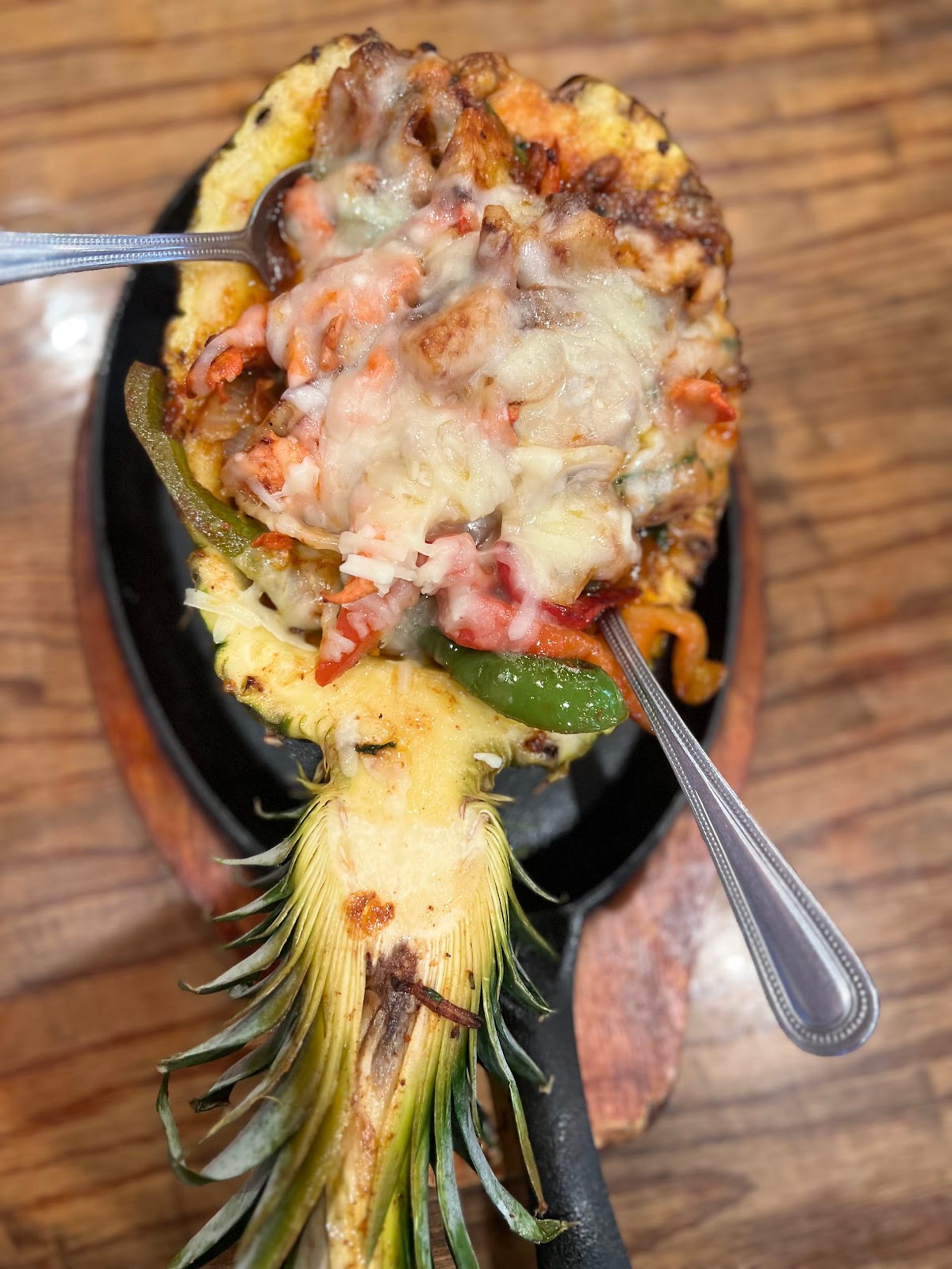 Pineapple Shrimp Fajitas